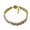 BR3152BGR Intertwined Ball Chain Bracelet