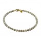 Bracciale semirigido con sfere ed ovalini diamantati BR3173BG