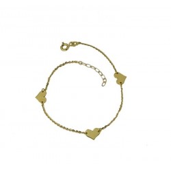 Bracelet coeurs BR3222G