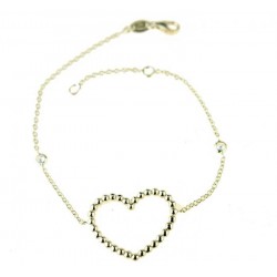 Bracciale cuore con sfere BR2948G