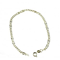 Hollow chain bracelet enlarged gourmette type BR2728G