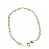 Bracelet chaîne creuse agrandie gourmette type BR2728G