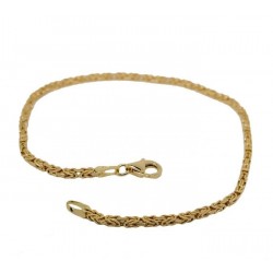 Bracciale maglia bizantina pieno BR3348G