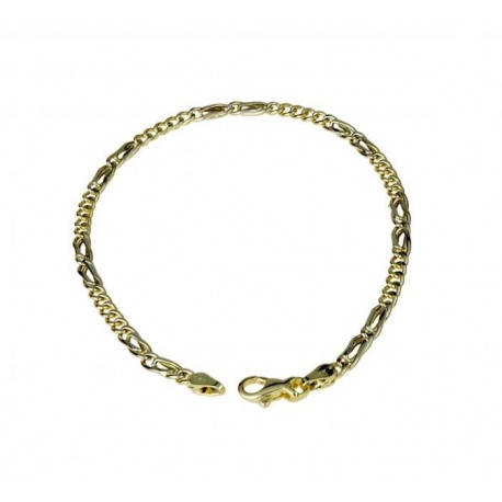 BR751BG Hollow Chain Bracelet