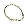 Bracciale catena pieno con maglie fantasia alternate BR764BC