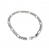 Bracelet chaîne à maillons creux Three + One BR780B