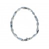 BR891B shiny tubular model hollow chain bracelet