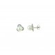 Boucles d'oreilles perle et zircon O2080B