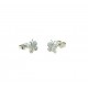 Butterfly earrings with cubic zirconia pave O2154B