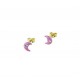 Boucles d'oreilles demi-lune O2303G