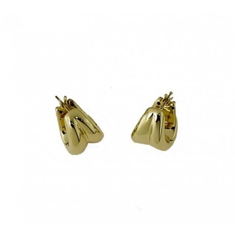 Boucles d'oreilles créoles femme à porter O3234G