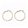 Boucles d'oreilles barillet rond lisse O3250G