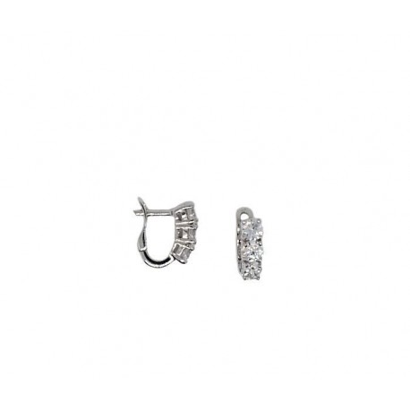 Trilogy earrings with clip hook O3336B