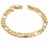 yellow gold bracelet with 3 plus 1 links