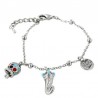 Autres vues Bracelet en métal 00601 pendant cloche et corne