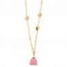 Collier I love Capri avec pendentif fleur 00635