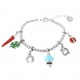 Bracciale Amo Capri con ciondoli portafortuna 00673